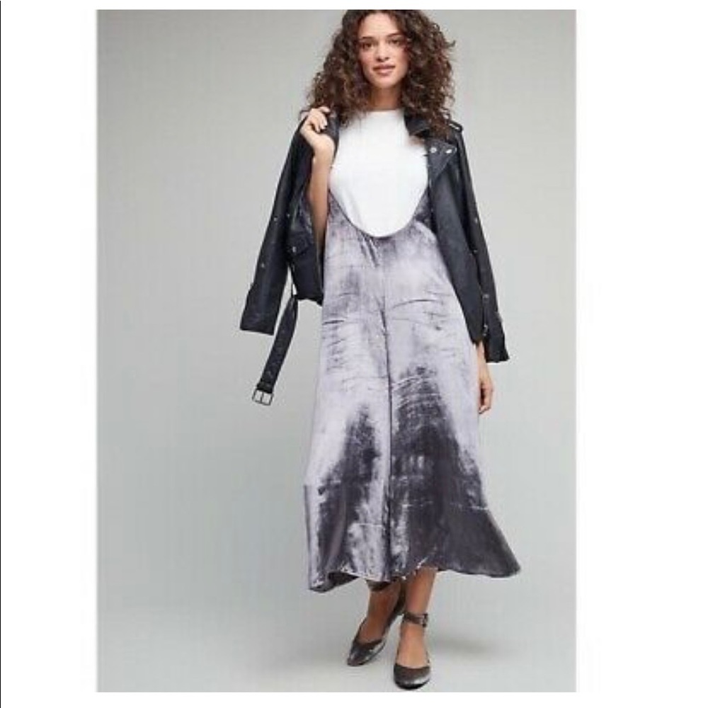 Anthropologie Velvet Jumpsuit